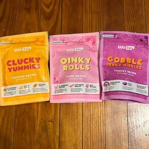 3 Brand New, Never Opened Bark Treats